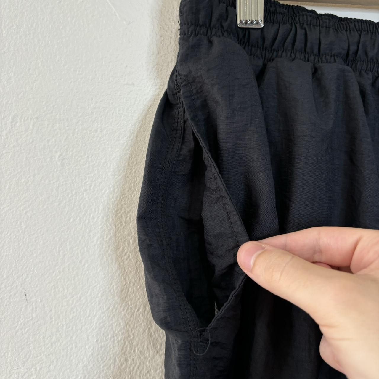 Vintage Vintage 90s Black Nylon Swim Trunks Shorts Size US 28 / EU 44 - 3 Thumbnail