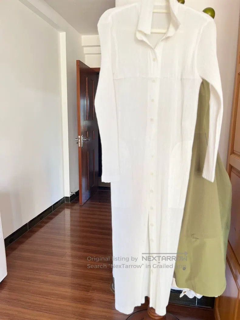 Issey Miyake Issey Miyake Vintage Toothpick-Pattern Top Coat Size L / US 10 / IT 46 - 2 Thumbnail