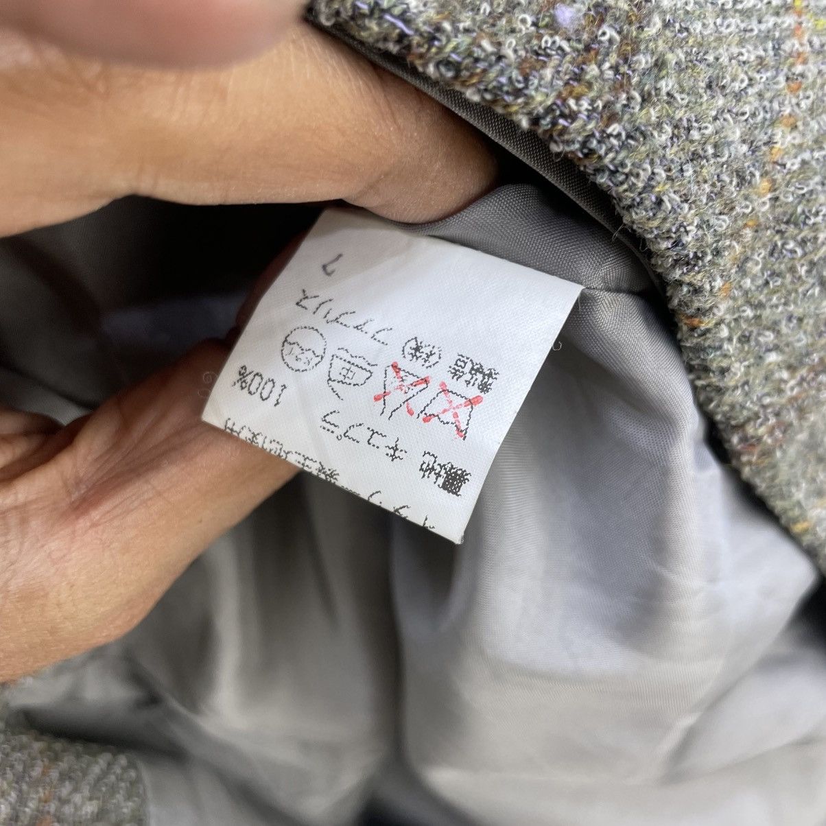 Issey Miyake 💥Vintage Fabrice Checked Jacket Size M / US 6-8 / IT 42-44 - 10 Thumbnail