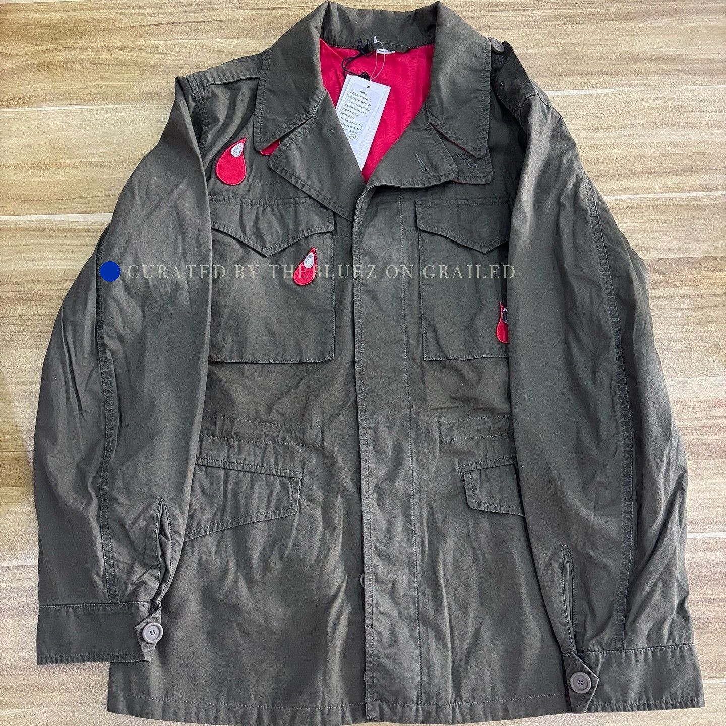 Gucci Spiritismo Logo Field Jacket in Green Size US S / EU 44-46 / 1 - 1 Thumbnail