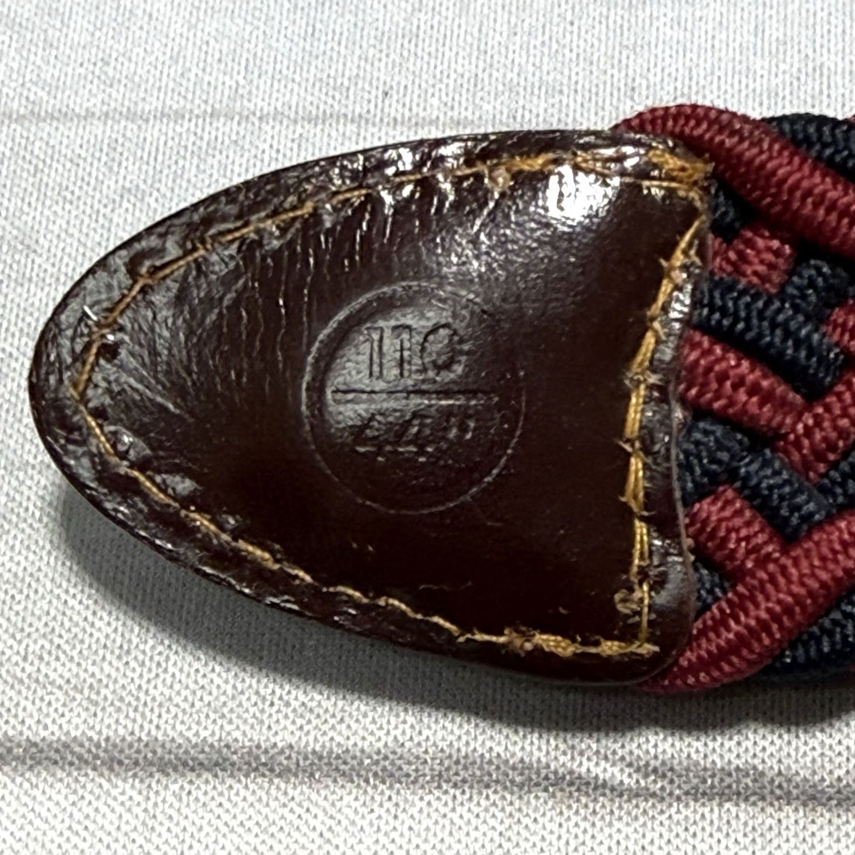 Sebago Sebago Belt Mens 44 Red Blue Braided Woven Leather USA Patriotic Multicolor Braided/Woven Belt Mens 44 USA Patrotic Sports Preppy Size 44 - 6 Thumbnail