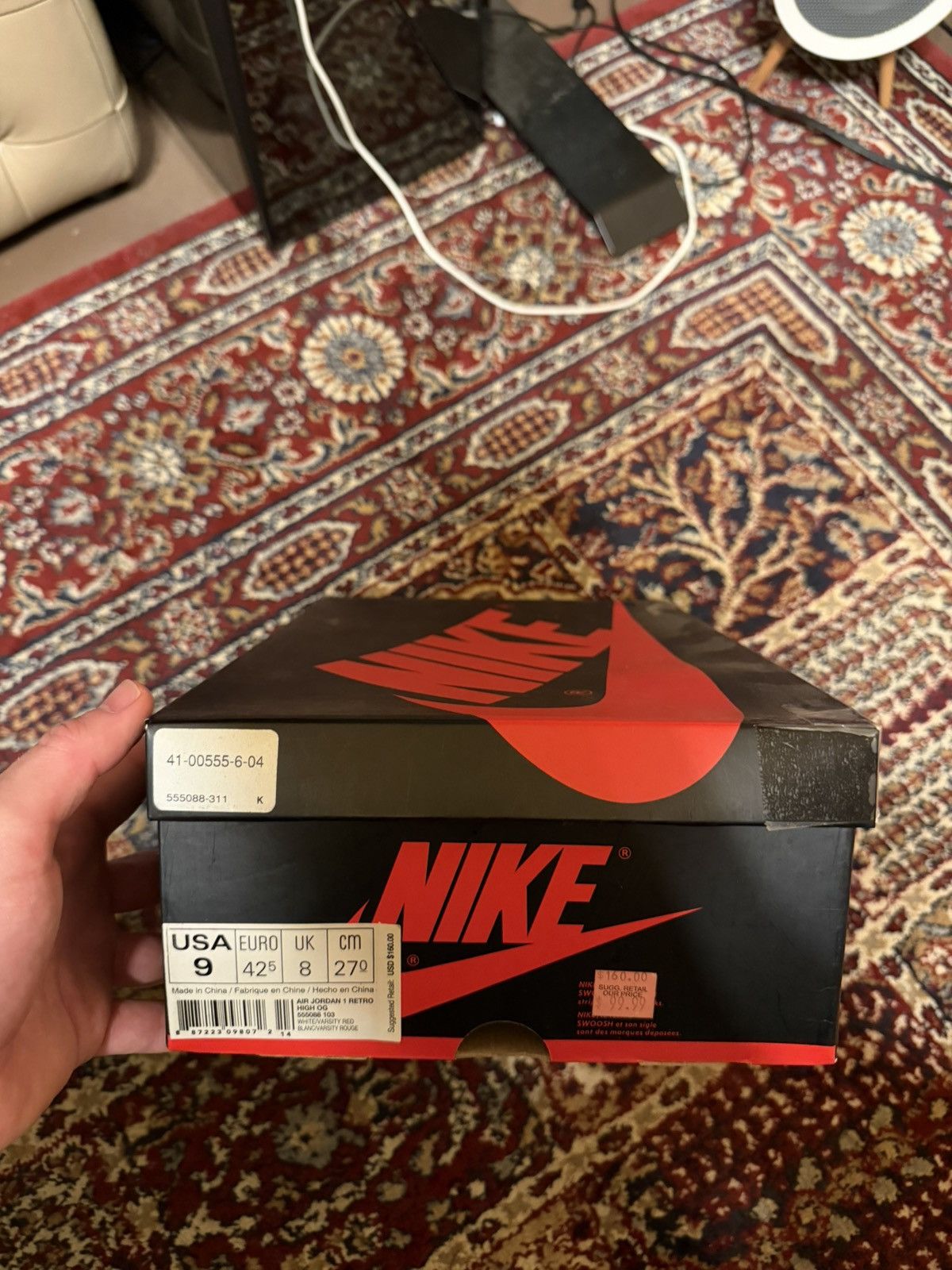 Jordan Brand Jordan 1 High Track Red Size US 9 / EU 42 - 7 Thumbnail