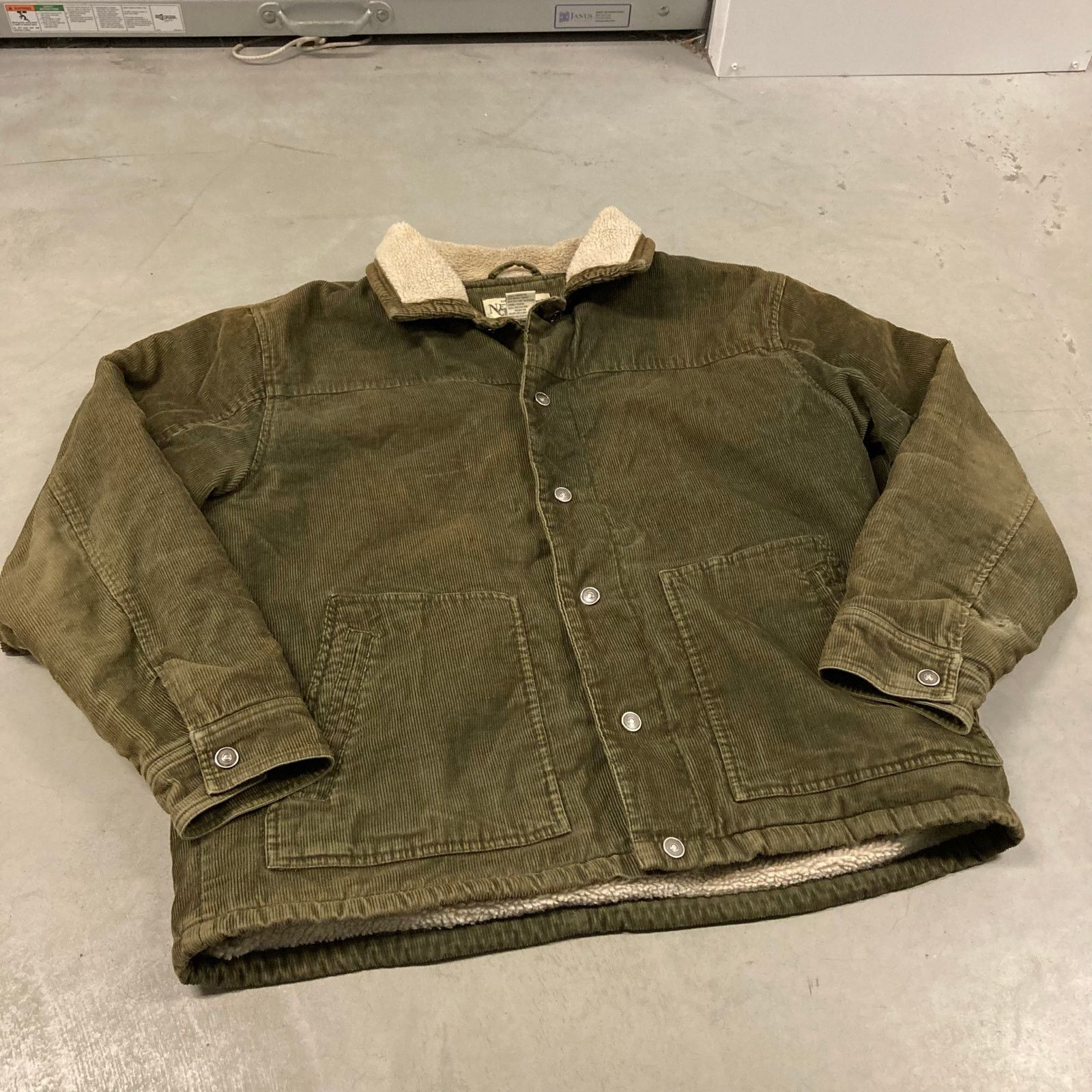 Vintage vintage y2k fur lined corduroy jacket Size US XL / EU 56 / 4 - 1 Thumbnail