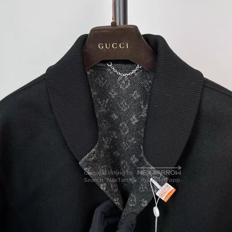 Louis Vuitton Louis Vuitton Black and grey lined presbyopic jacket Size US M / EU 48-50 / 2 - 4 Thumbnail