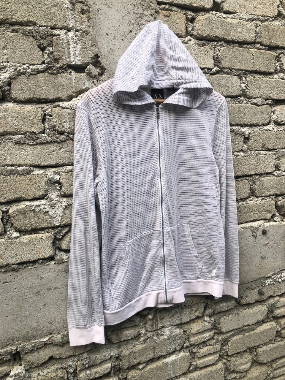 Armani Exchange G-Fall-2014 Armani Exchange Mesh Hoodie Zipper Size S / US 4 / IT 40 - 6 Thumbnail