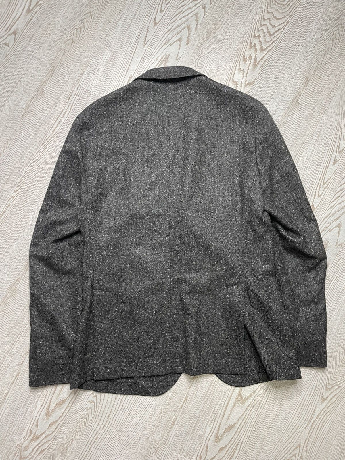 Paoloni Luxury Paoloni Brown wool&silk blazer size 50 Size 50R - 2 Thumbnail