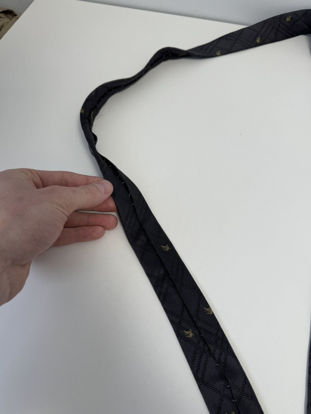 Burberry Burberry Tie Italy Slik Size ONE SIZE - 7 Thumbnail