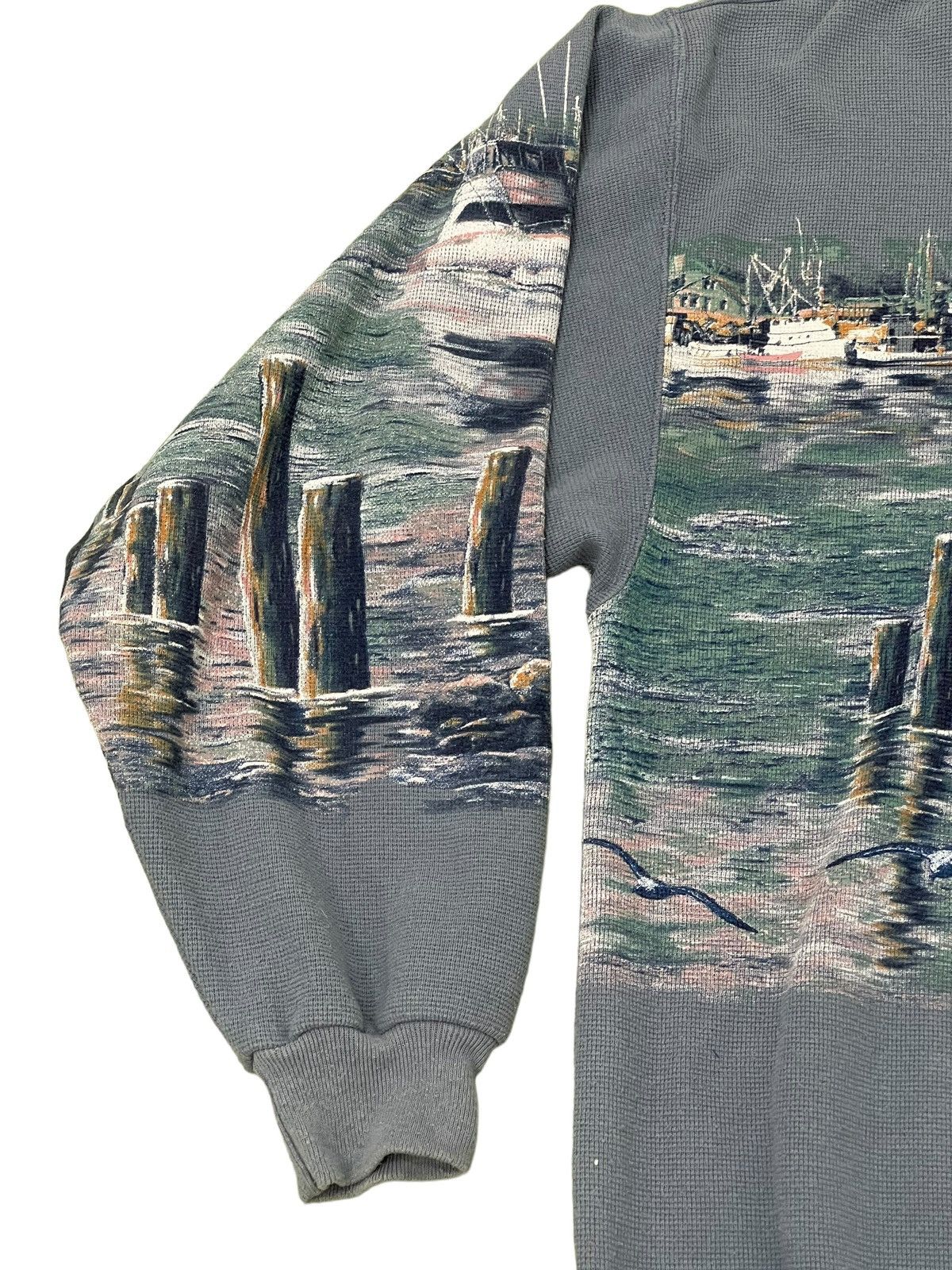 Vintage Vtg Art Unlimited Sportswear Sweatshirt Lake Printed 5🟩7 Size US XXL / EU 58 / 5 - 16 Thumbnail