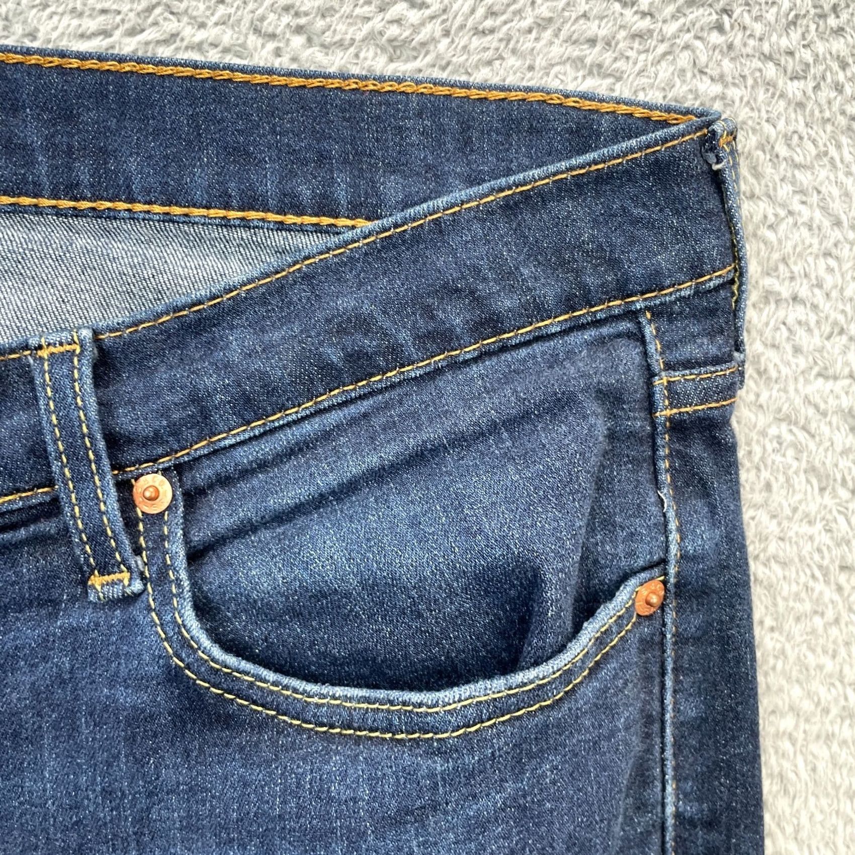 Levi's Levis 531 Jeans Mens 36x36 Blue Slim Fit Tapered Denim Logo 5-Pocket Design Cotton Polyester Size US 36 / EU 52 - 6 Thumbnail