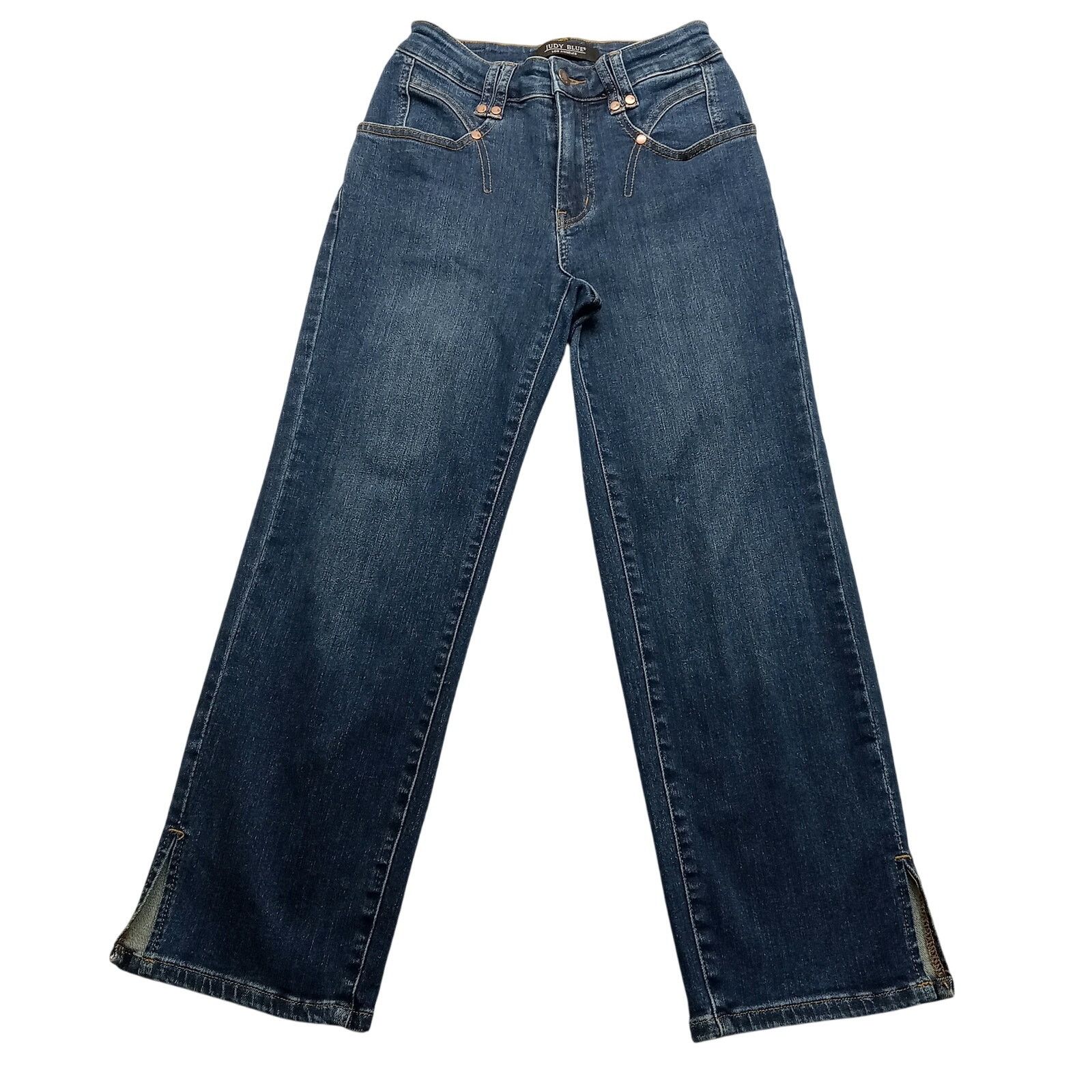 Judy Blue Judy Blue Crop Jeans 25 X 25 Women's Denim Split Ankle Size 25" / US 0 / IT 36 - 1 Thumbnail