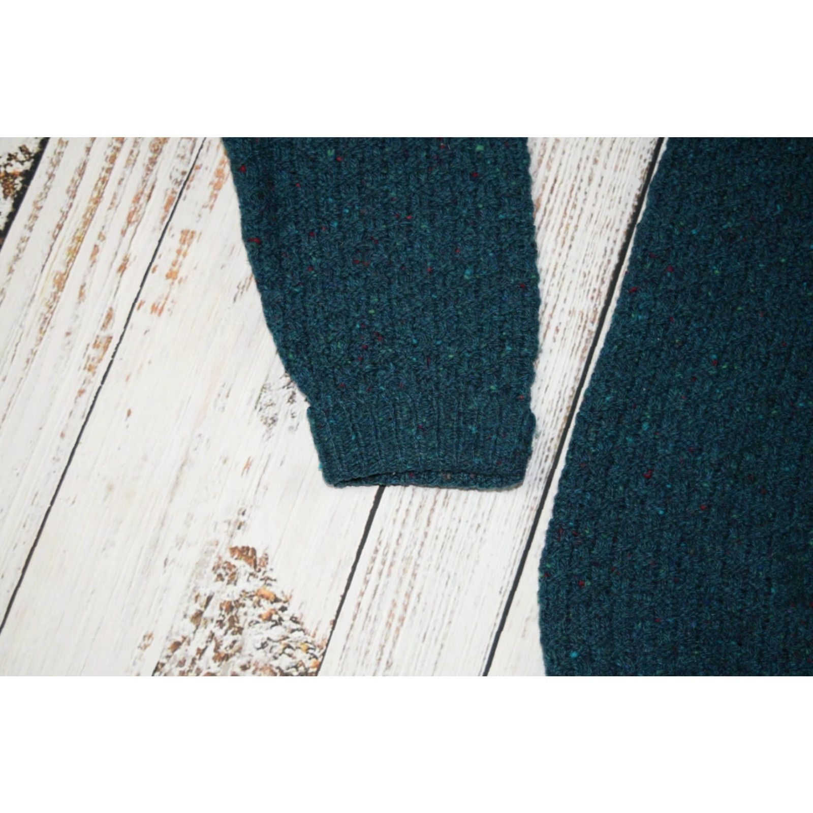 Vintage VINTAGE Kreeger Sweater Pullover Button Crew Neck Wool Knit 80s Green 2XL Mens Knit Button Pullover 80s Green Kreeger Sweater Size US XXL / EU 58 / 5 - 3 Thumbnail