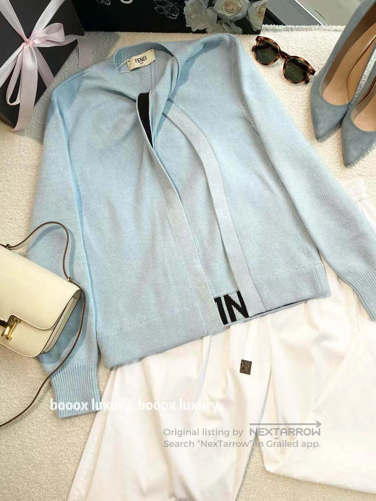 Fendi Fendi Irregular design knitwear| Size XS / US 0-2 / IT 36-38 - 1 Thumbnail