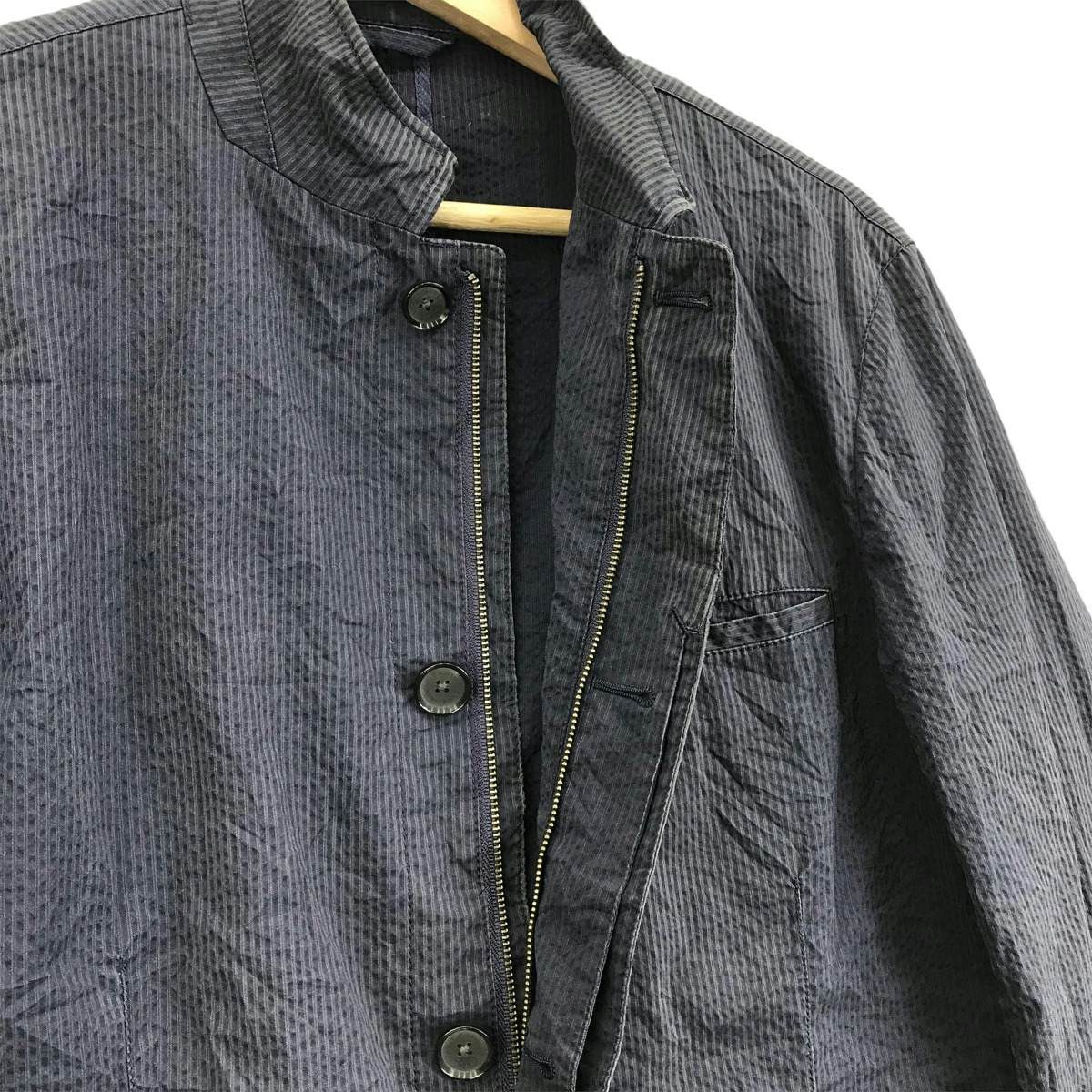 Vtg CALVIN KLEIN CK Indigo Minimalist Jacket Trench Coat