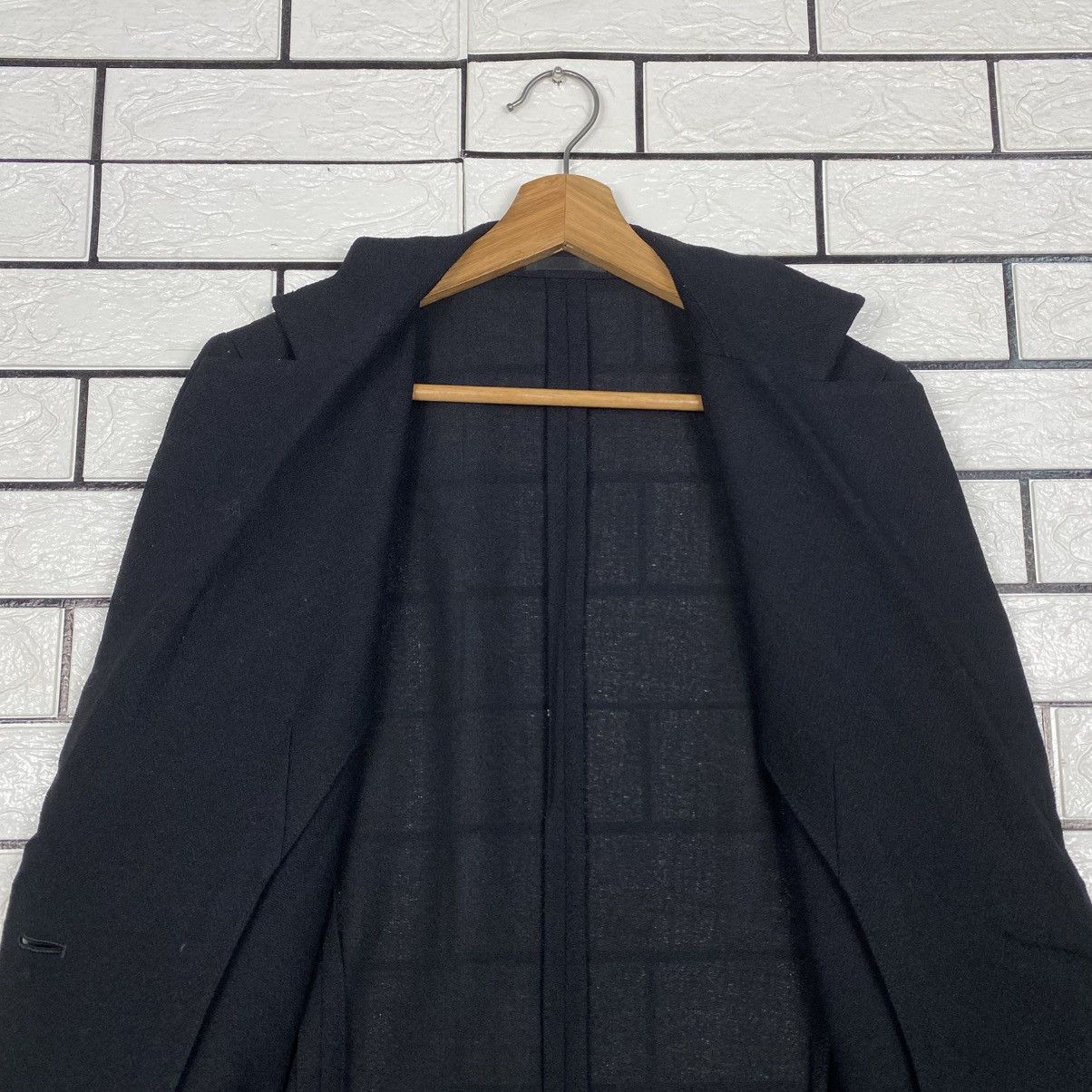 Burberry 📌Rich Black Button Jacket Burberrys Size US XXS / EU 40 - 15 Thumbnail