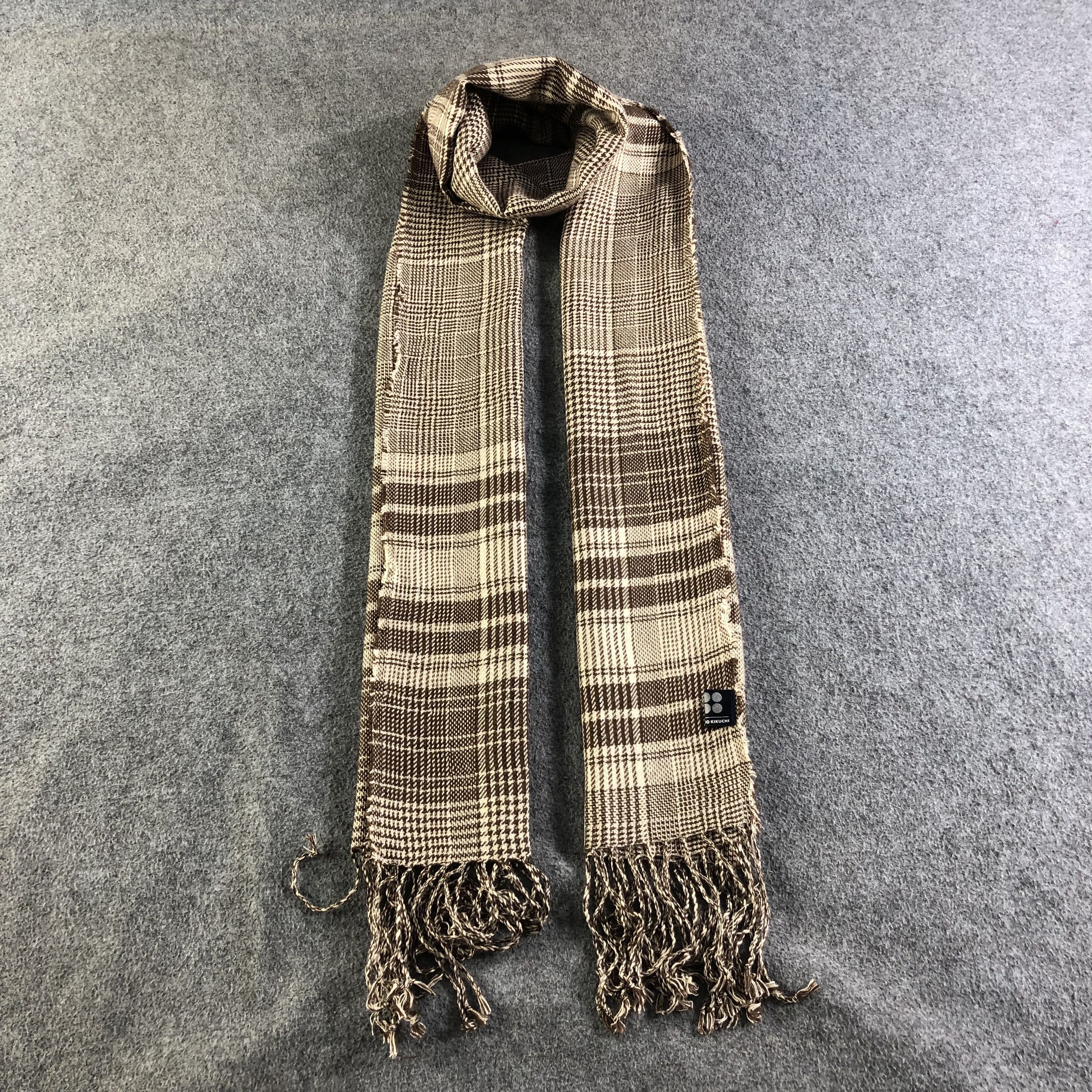 Takeo Kikuchi Takeo Kikuchi Wool Scarf Muffler V1952 Size ONE SIZE - 1 Thumbnail