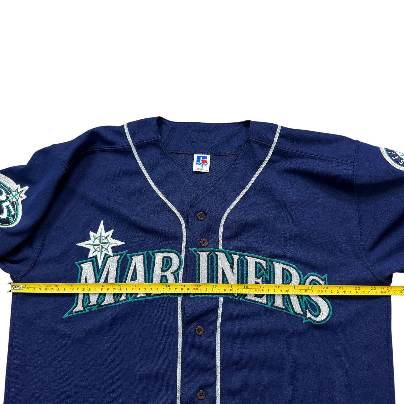 MLB VTG 00s SEATTLE MARINERS RUSSELL 25TH AUTHENTIC JERSEY Size US M / EU 48-50 / 2 - 9 Thumbnail