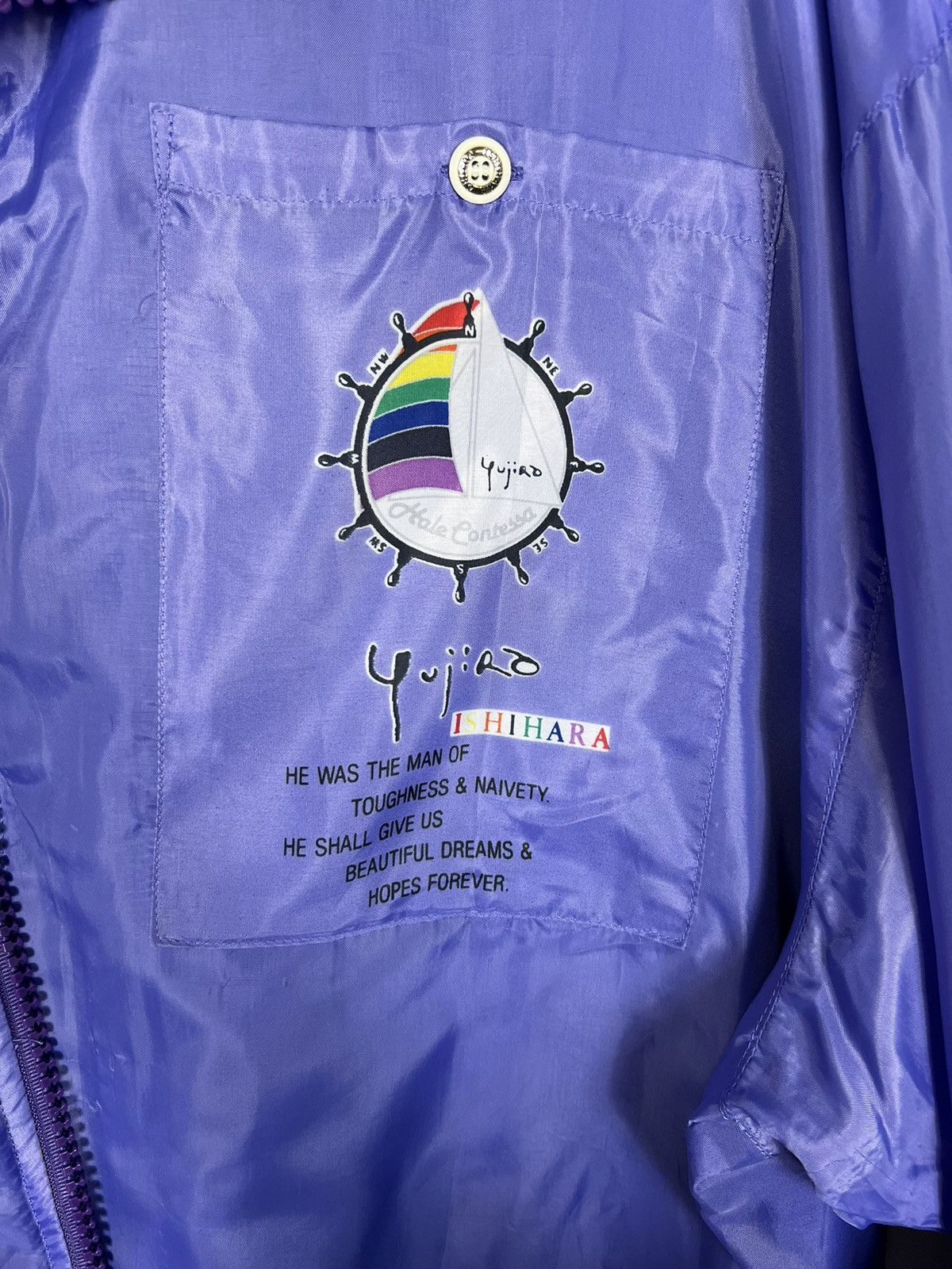 Japanese Brand 🔥 YUJIRO ISHIHARA LIGHT BOMBER JACKET Size US L / EU 52-54 / 3 - 16 Thumbnail