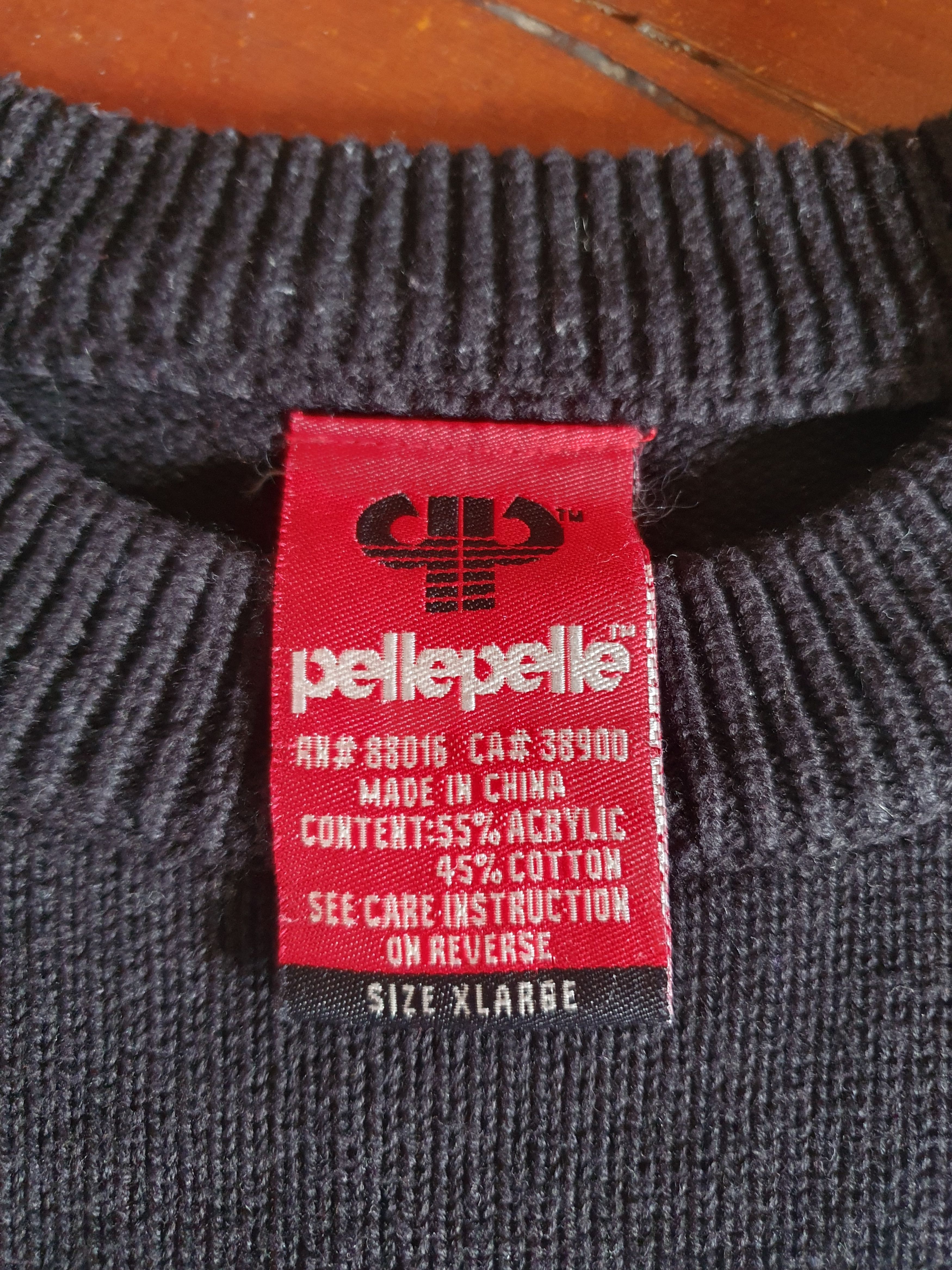 Pelle Pelle × Vintage Pelle Pelle Spellout Sweater Vintage Y2K sz XL Size US XL / EU 56 / 4 - 4 Thumbnail