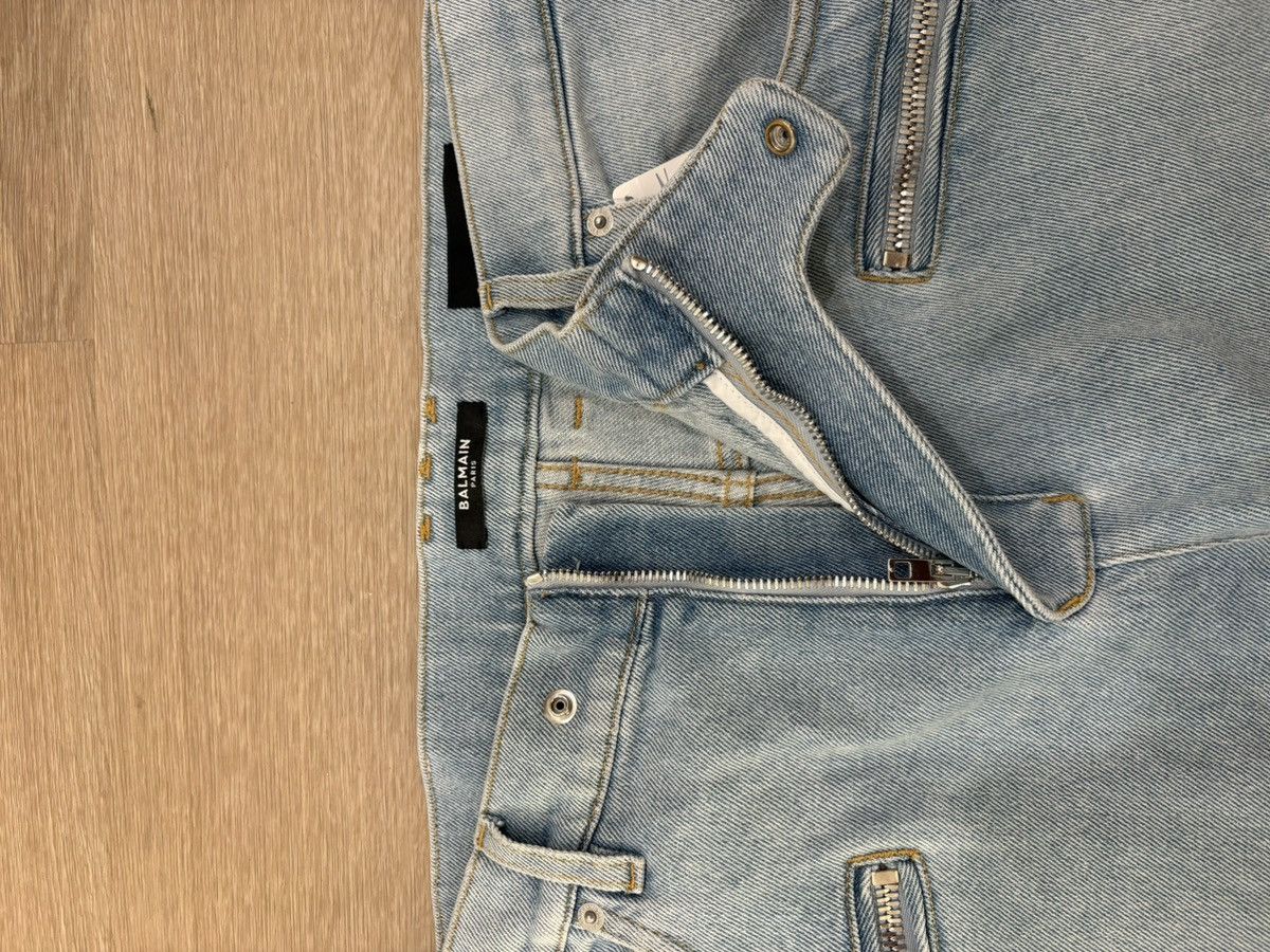 Balmain Balmain Blue denim Size US 36 / EU 52 - 4 Thumbnail
