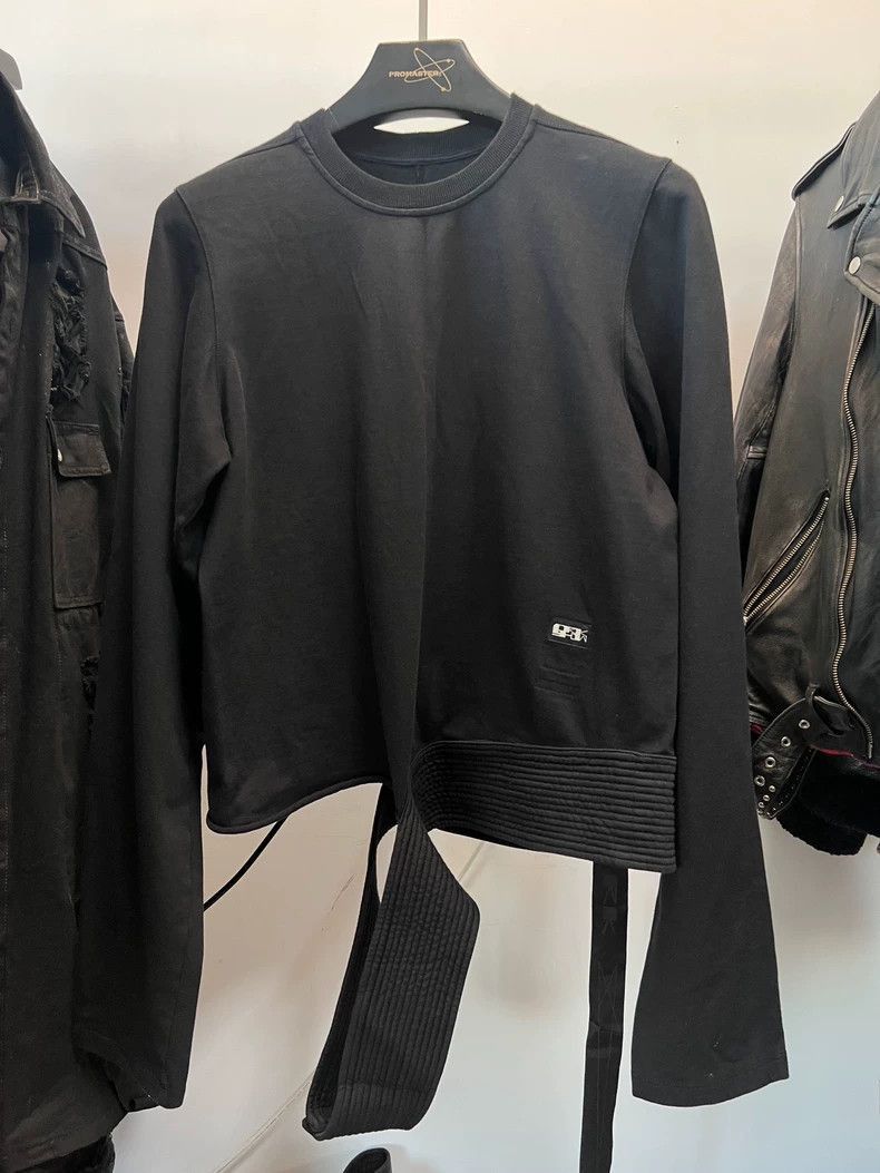 Rick Owens Rick Owens Rick Owens The hem destroys the round neck swea Size US S / EU 44-46 / 1 - 1 Thumbnail