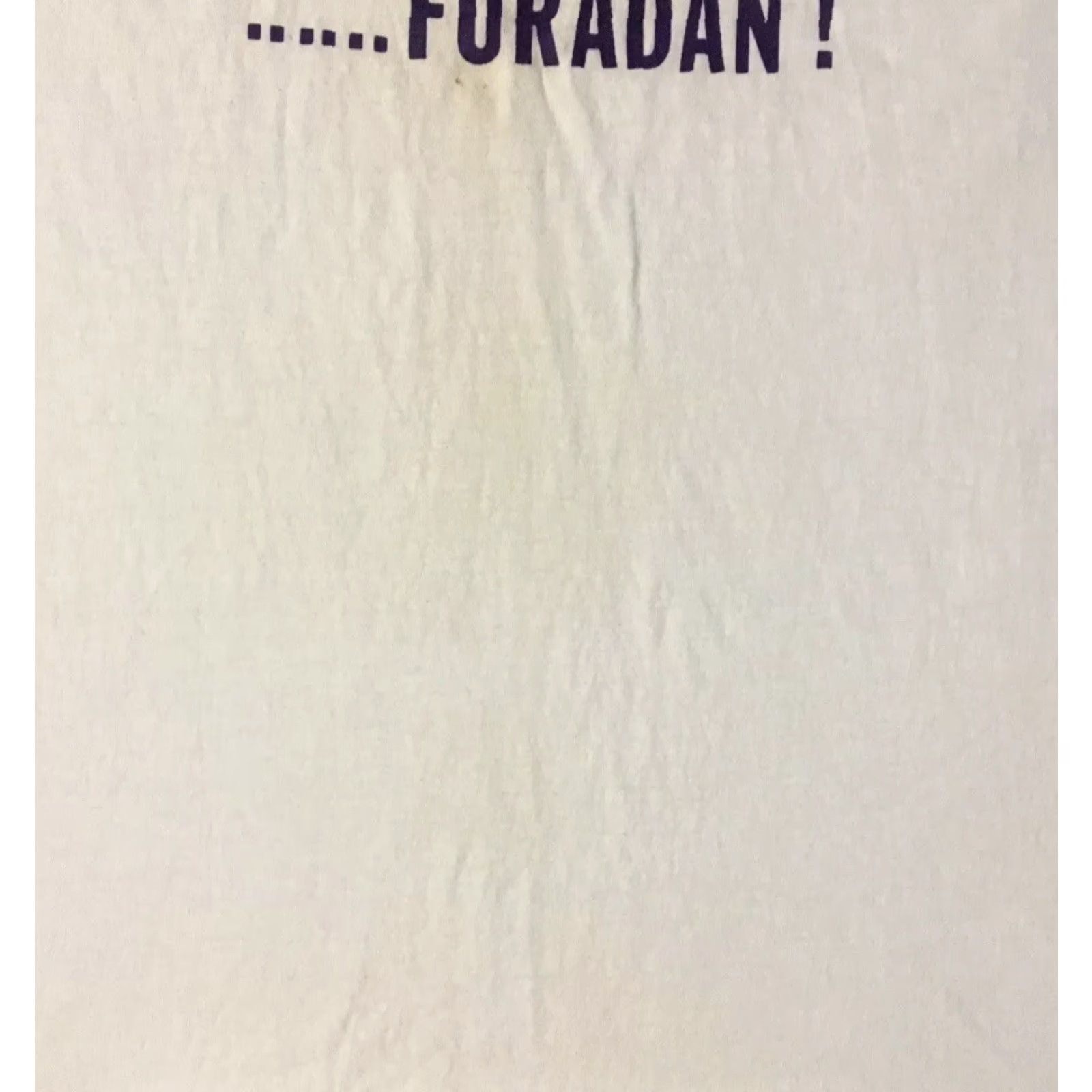 Vintage VINTAGE 80s Furadan Pesticide Maryland Legislation Shirt L Politics Funny Joke White Crew Neck Short Sleeve Size US L / EU 52-54 / 3 - 6 Thumbnail