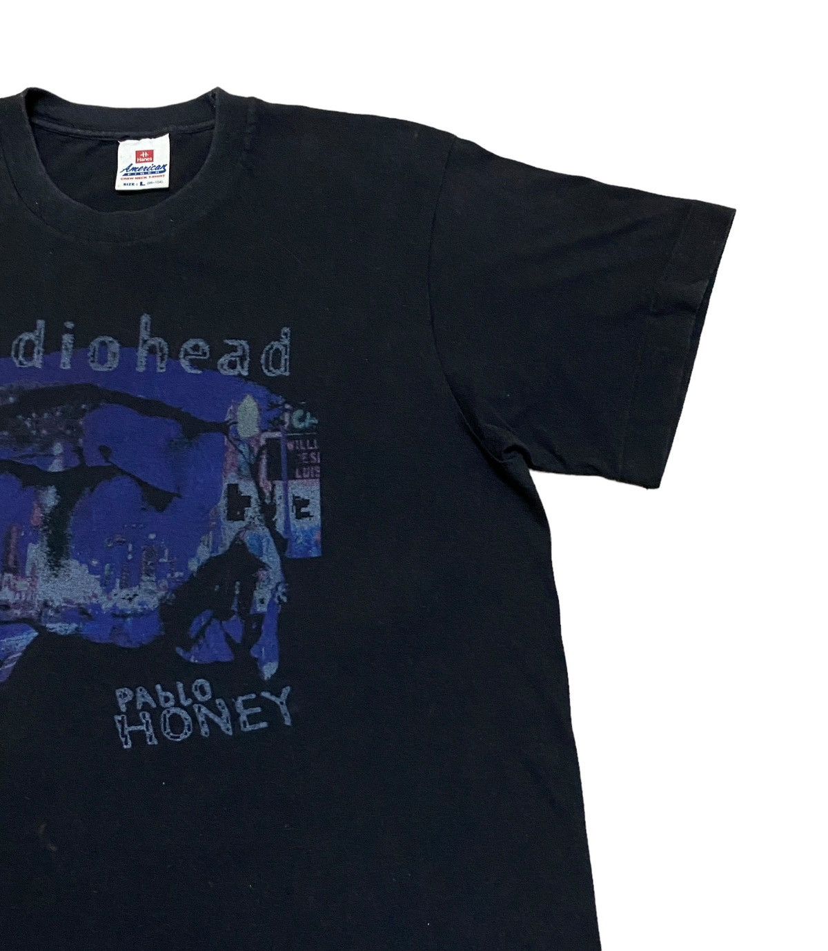 Band Tees Rare Vintage Rock Band Radiohead Pablo Honey T-shirt 1990s Size US L / EU 52-54 / 3 - 6 Thumbnail