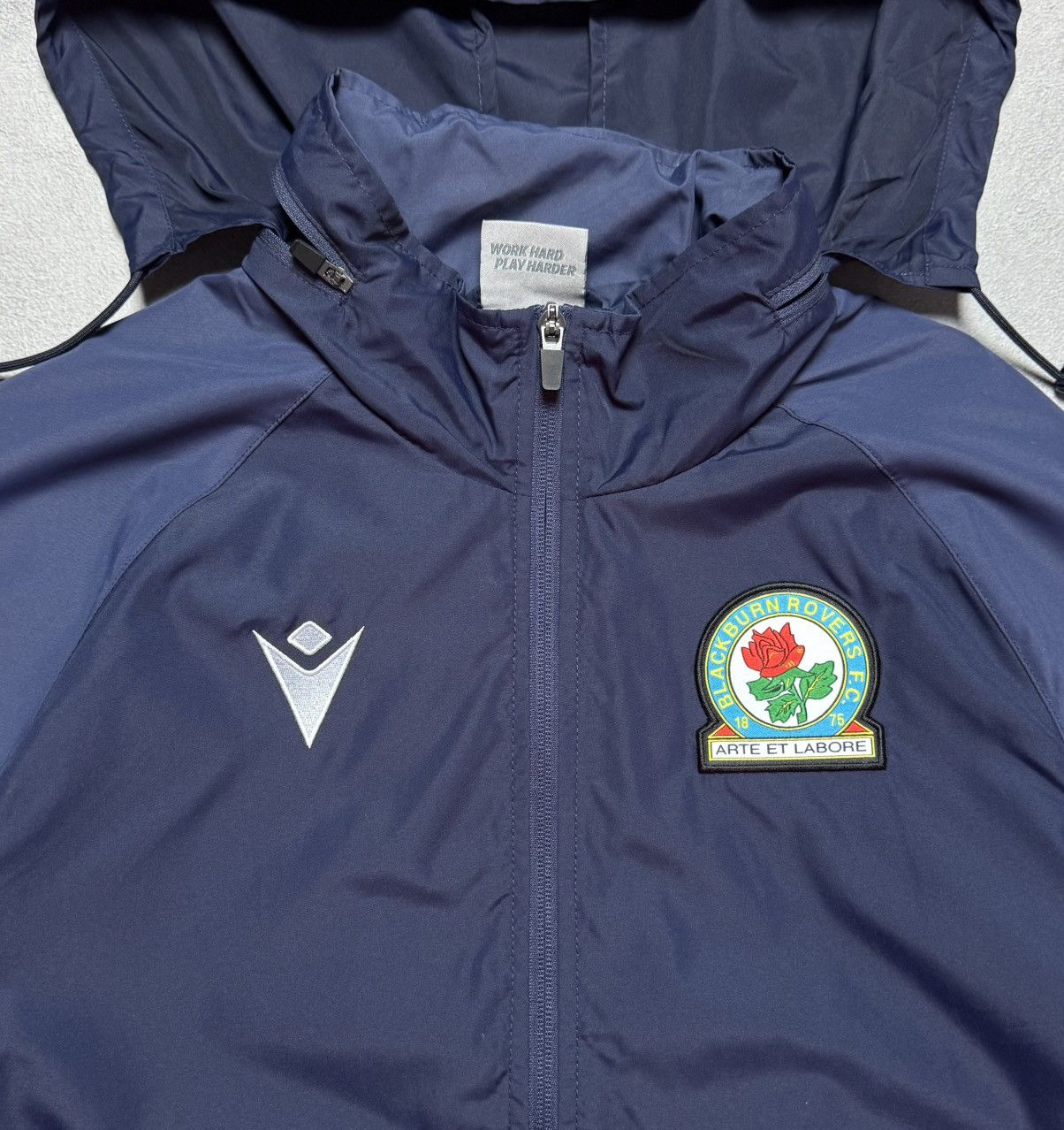 Macron Blackburn Rovers 2022/23 Football Soccer Track Jacket Macron Size US M / EU 48-50 / 2 - 5 Thumbnail