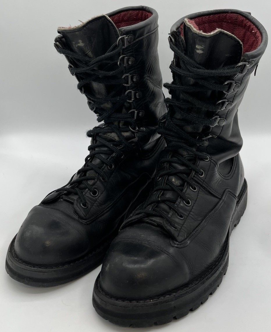 Danner Mens Danner 69110 USA 10” Black Leather Tactical Boots 12D Size US 12 / EU 45 - 2 Thumbnail