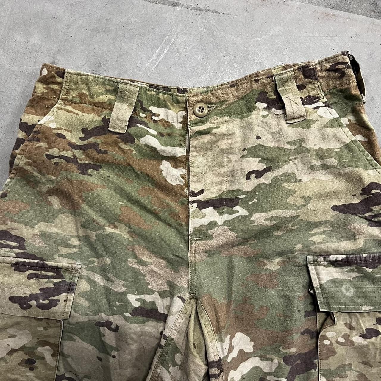 Vintage Vintage Y2K/2000s Baggy Double Knee Camo Cargo Pants! Size US 32 / EU 48 - 5 Thumbnail