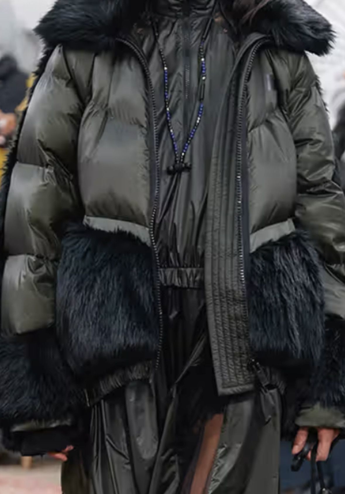 Nike × Sacai Sacai x Nike Seqouia Puffer Jacket, L Size L / US 10 / IT 46 - 16 Thumbnail