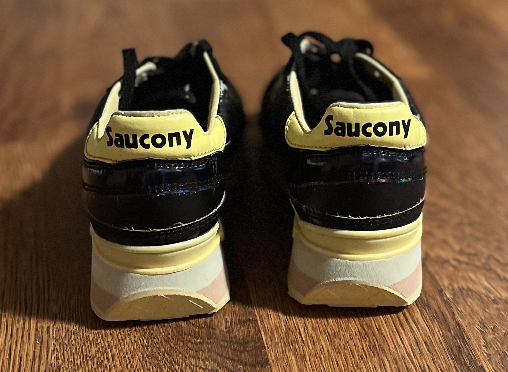 Saucony Saucony Shadow 500 Black Iridescent Sneakers Size US 6.5 / IT 36.5 - 5 Thumbnail