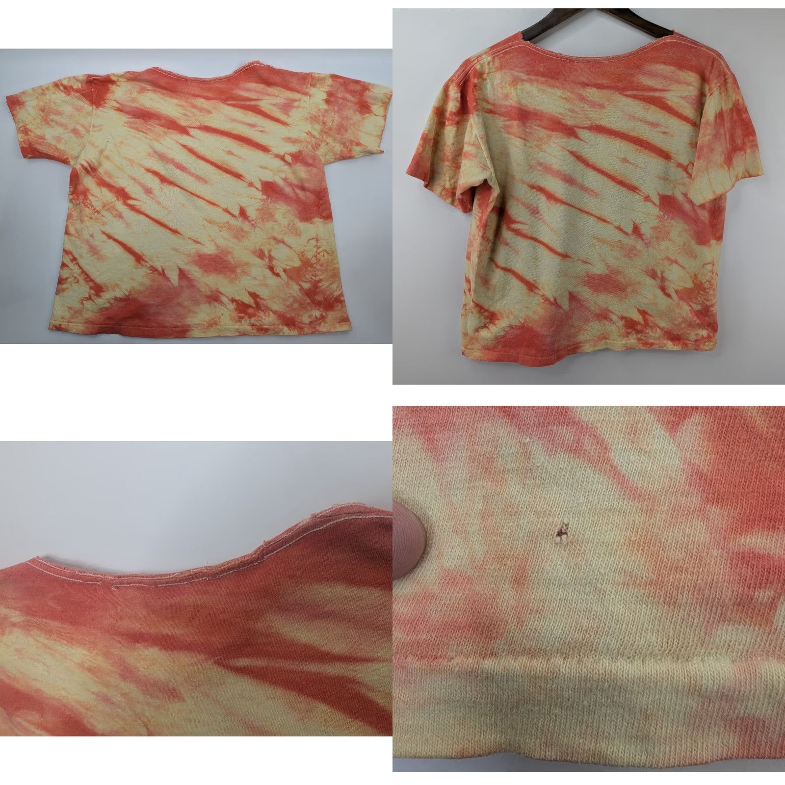 Vintage VINTAGE Wright’s Heavy Weight Jimi Hendrix T-Shirt Flying Eyeball Albert King Fillmore Winterland Sz L Orange Woman? Mens Size US L / EU 52-54 / 3 - 8 Thumbnail