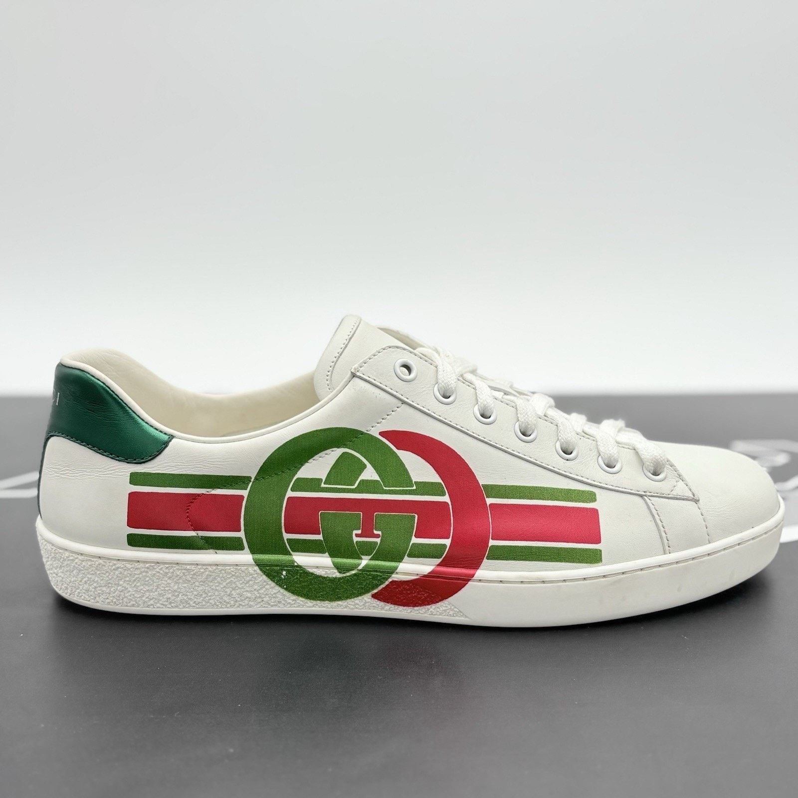 Gucci Gucci Ace ' Interlocking G ' | SUPER CLEAN! Size US 11 / EU 44 - 2 Thumbnail