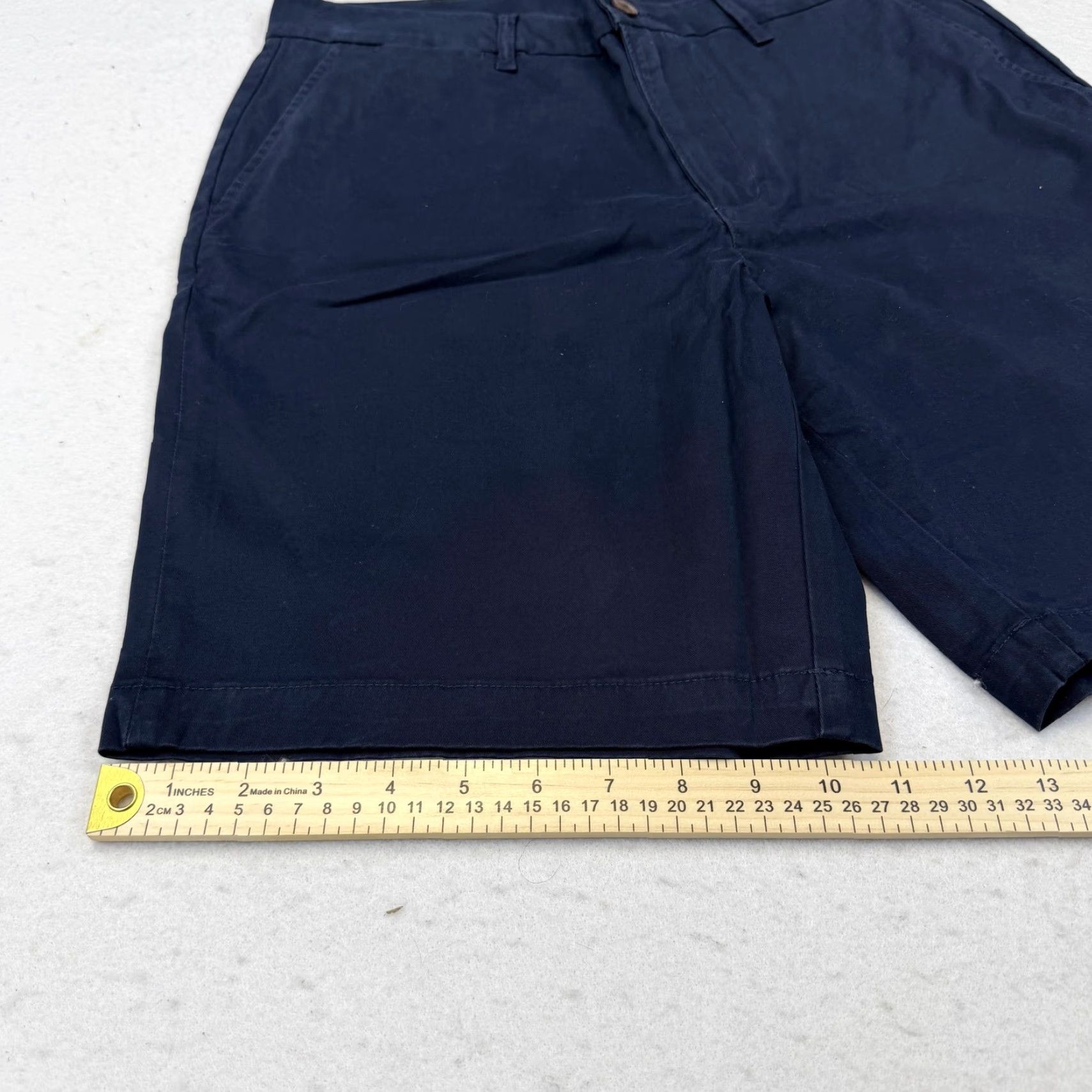 Lands' End Lands' End Shorts Mens 34 Chino Classic Fit 9 Inseam Cotton Navy Casual Size US 34 / EU 50 - 7 Thumbnail