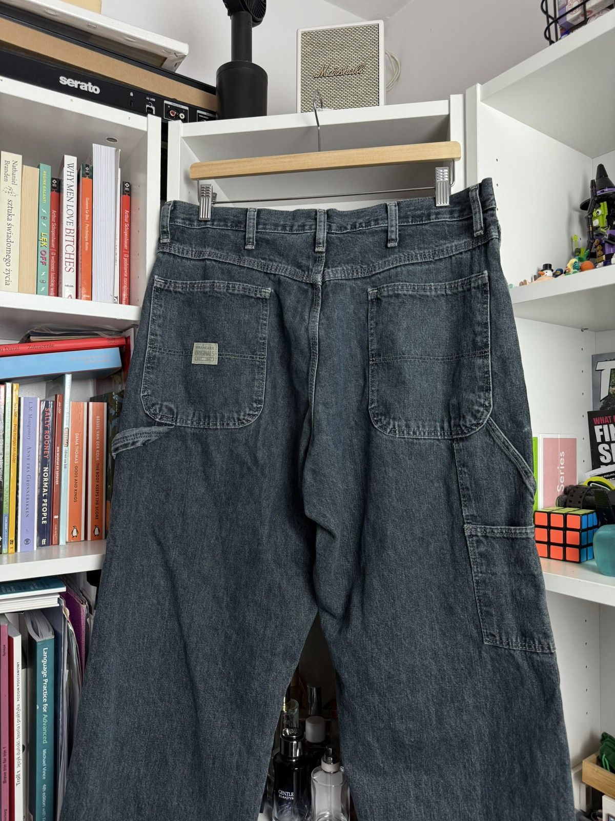 Vintage × Wrangler Vintage y2k Wrangler baggy carpenter denim pants 34x30 skate Size US 34 / EU 50 - 3 Thumbnail