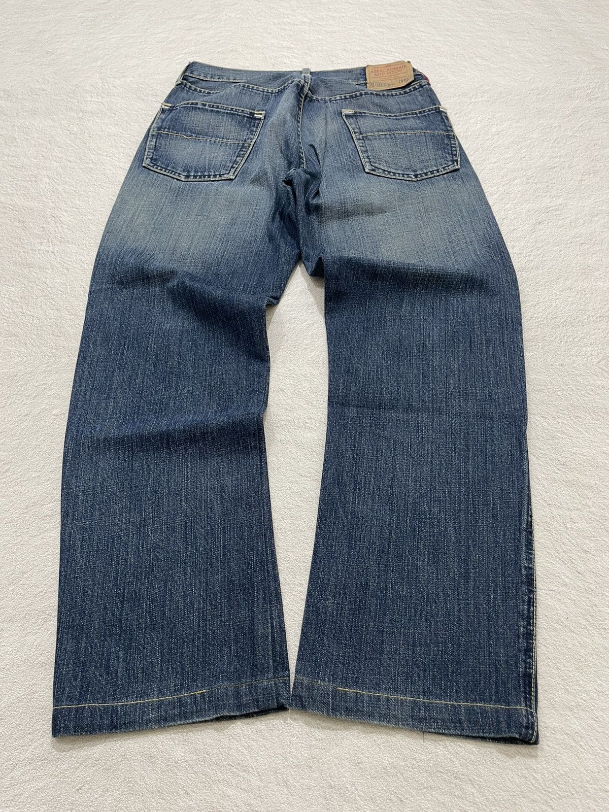 Japanese Brand 2000s Abercrombie Vintage Denim Washed Jeans Y2K Size US 30 / EU 46 - 7 Thumbnail