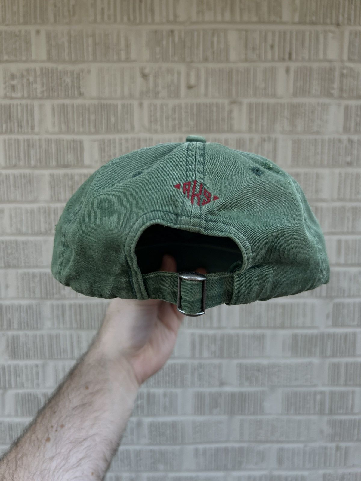 Polo Ralph Lauren Vintage 90’s Forest Green Polo Ralph Promo Strap-back Hat Size ONE SIZE - 4 Thumbnail