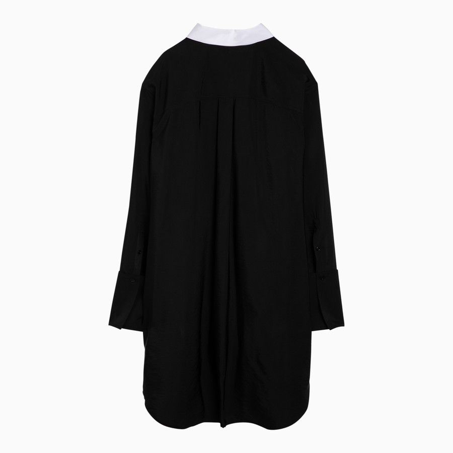 Loewe o1d2blof0824 Viscose Chemisier Dress in Black Size XS / US 0-2 / IT 36-38 - 2 Thumbnail