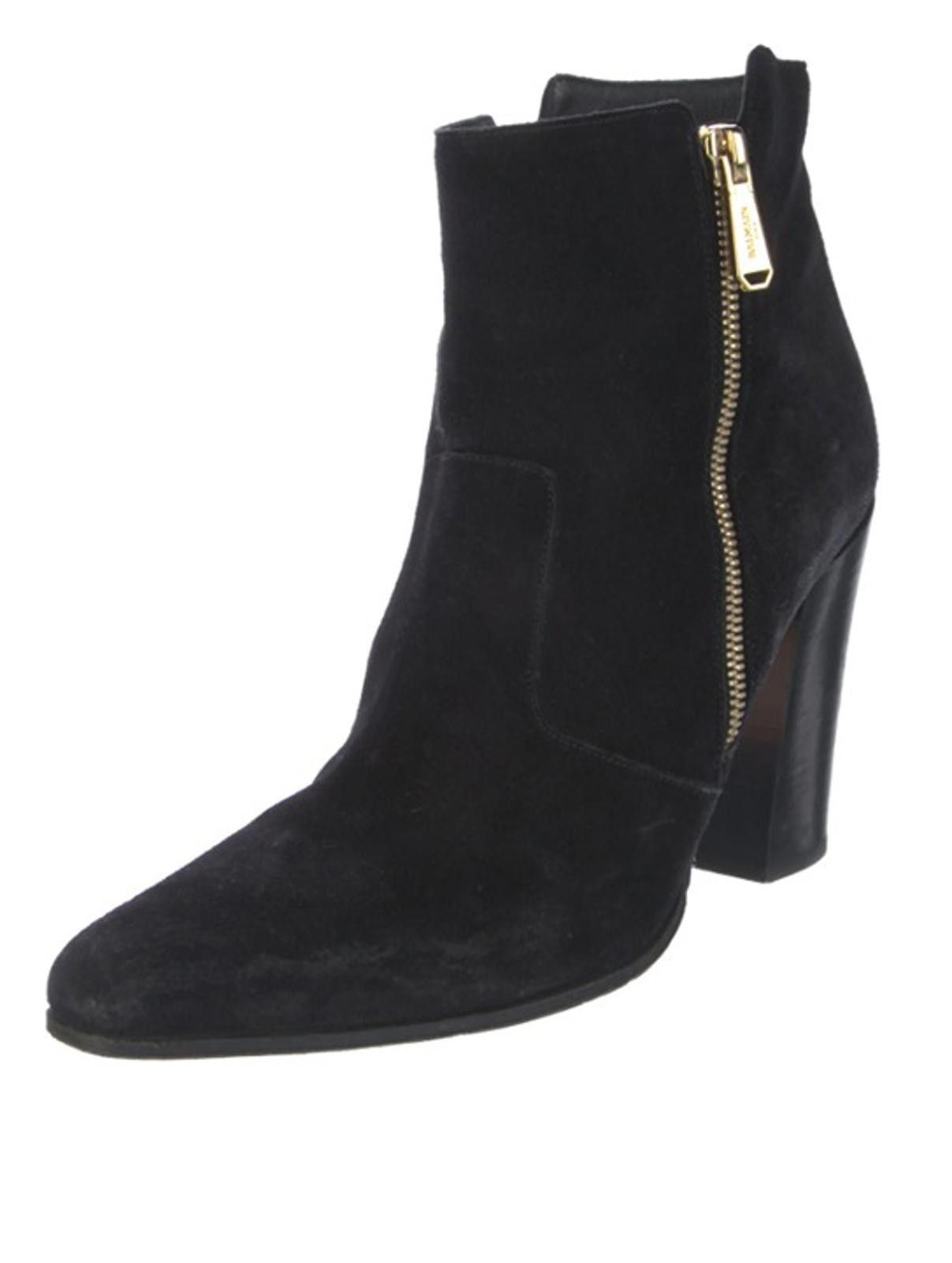 Balmain Balmain Suede Boots - SIZE 8 Size US 8 / IT 38 - 1 Thumbnail