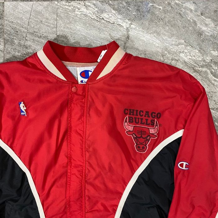 Vintage Vintage Champion Chicago Bulls Warmup Jacket | Grailed