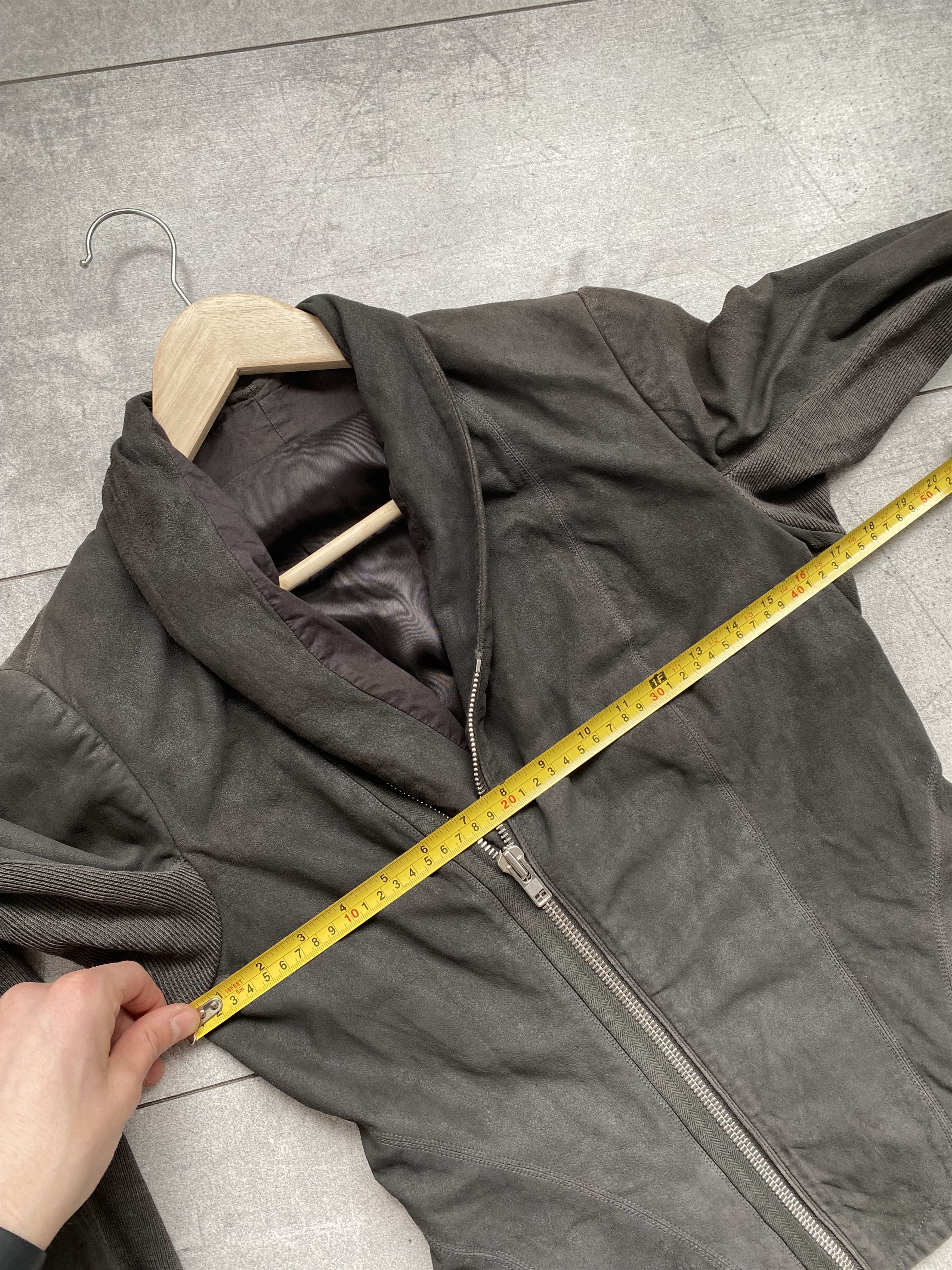Rick Owens Rick Owens Princess Shawl-Collar Leather DRKSHDW UK10 / US8 Size L / US 10 / IT 46 - 23 Thumbnail