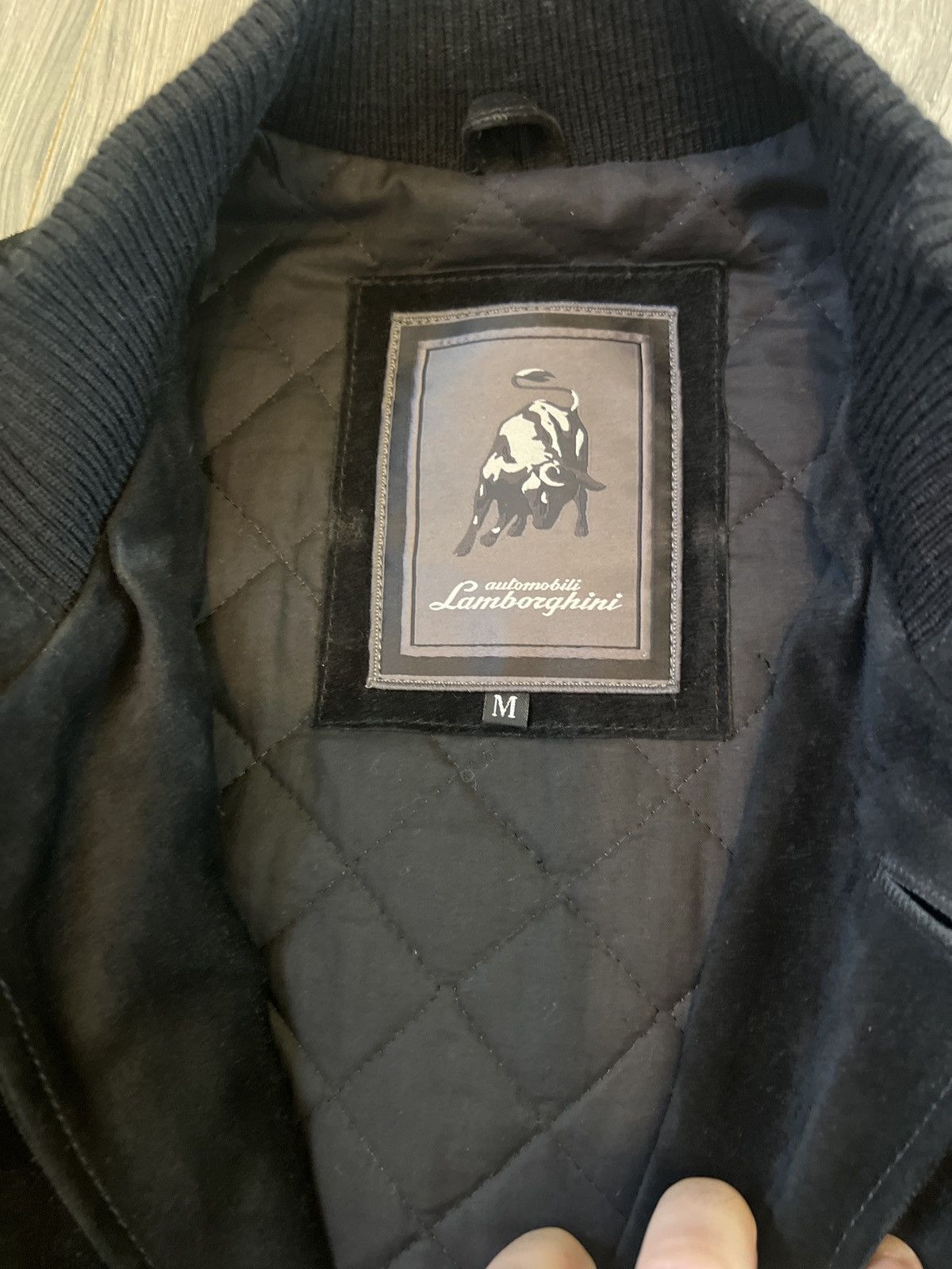 Lamborghini Lamborghini Luxury Suede Bomber Jacket - M Size US M / EU 48-50 / 2 - 2 Thumbnail