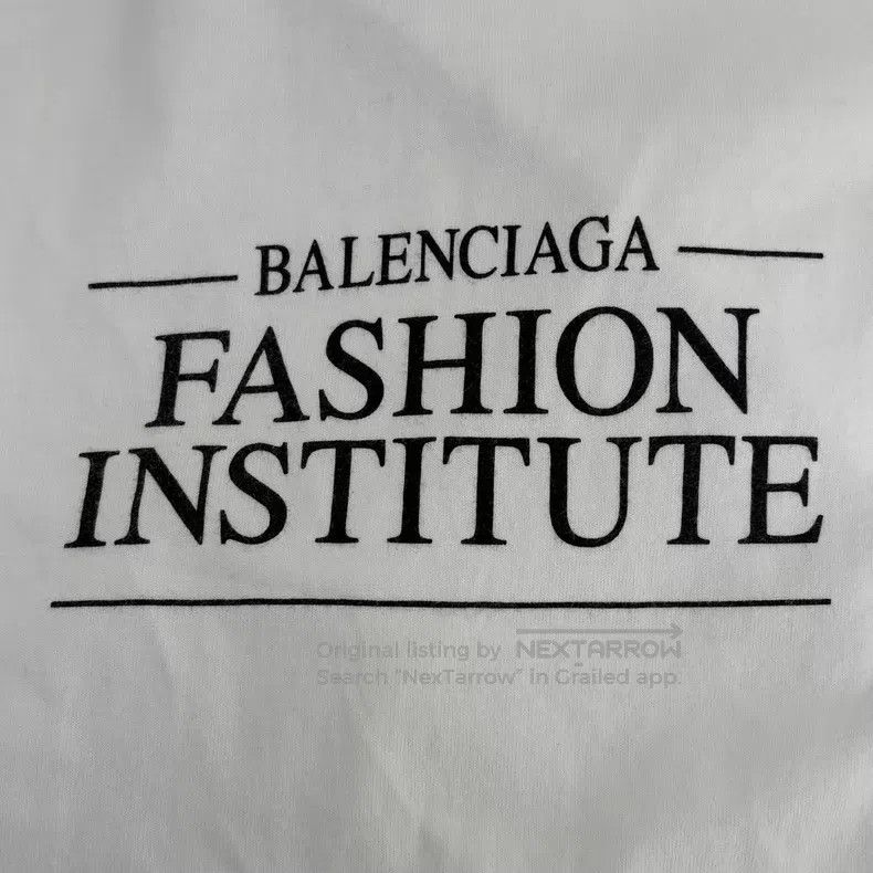 Balenciaga Balenciaga Fashion letter print short-sleeved Size US XS / EU 42 / 0 - 6 Thumbnail