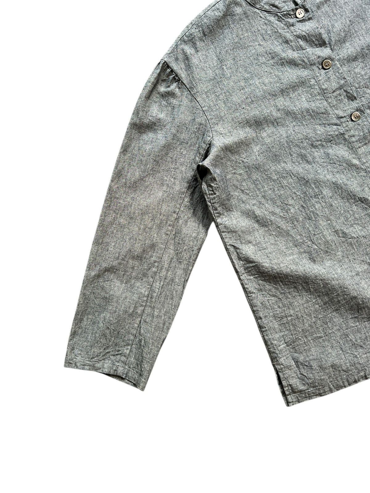 Yohji Yamamoto 1990s Y’s For Living Mandarin Collar Light Outer Size L / US 10 / IT 46 - 4 Thumbnail