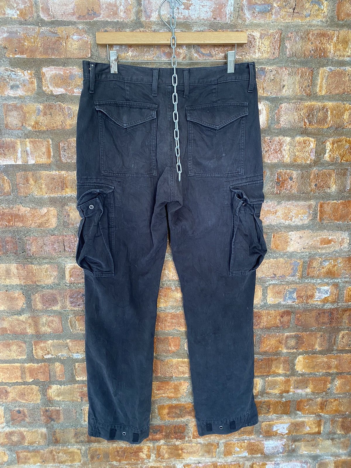 Sophnet. 2008 Sophnet Multipocket cargos double knee hem drawstring Size US 32 / EU 48 - 13 Thumbnail