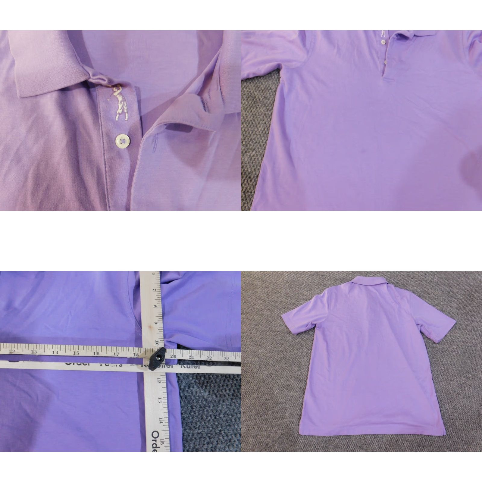 Vintage Bobby Jones Polo Shirt Mens Medium Purple Solid Knit Cotton Polyester Short Sleeve Collared Button Pockets Sports Golf Casual Size US M / EU 48-50 / 2 - 8 Thumbnail