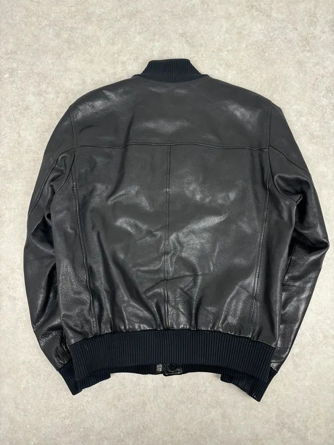 Prada AW2008 Prada Buttoned Black Leather Jacket Size US L / EU 52-54 / 3 - 5 Thumbnail