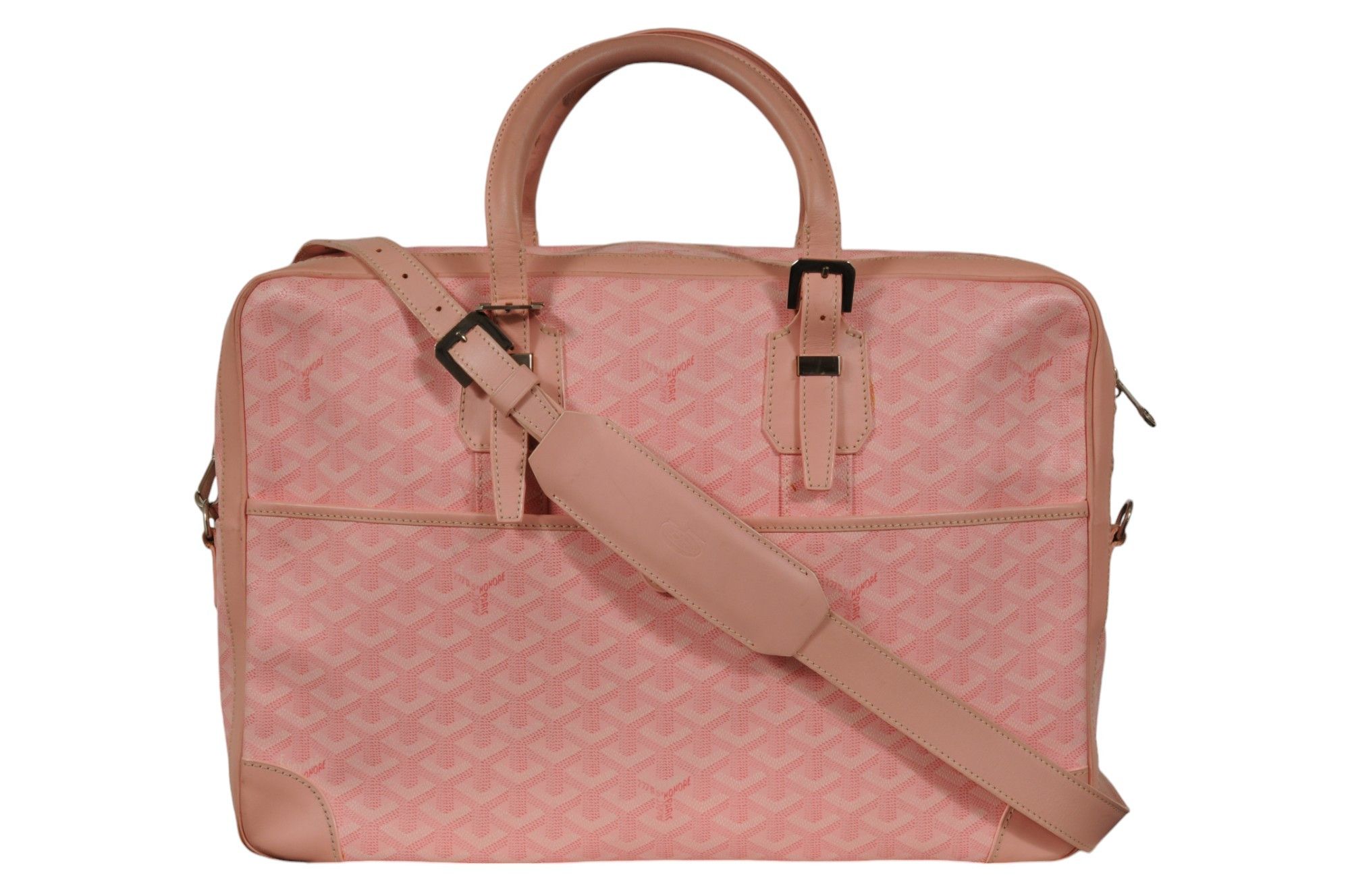 Goyard Crossbody Ambassade MM Pink Briefcase Messenger Bag - 00854 Size ONE SIZE - 17 Thumbnail