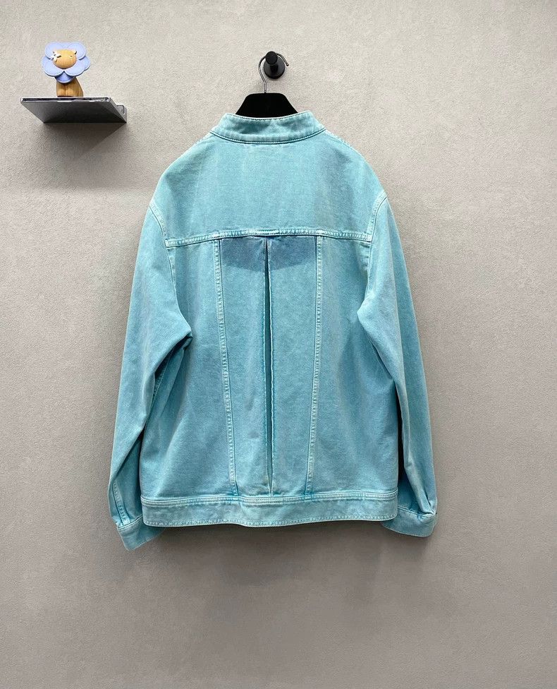 Gucci Gucci Size 38 Cherry embroidered mint blue denim jacket 250 Size US XS / EU 42 / 0 - 2 Thumbnail