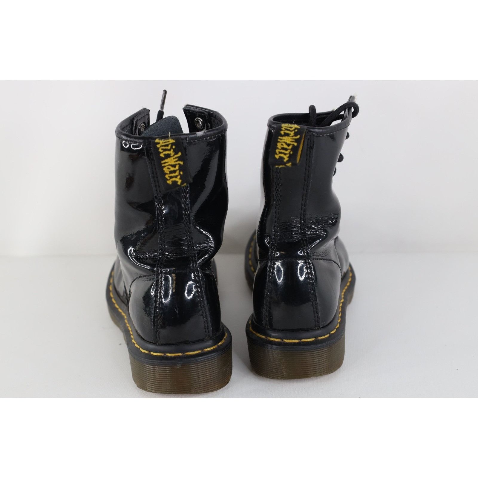 Dr. Martens Vintage 90s Y2K Dr Martens Patent Leather Combat Boots Size US 6 / IT 36 - 5 Thumbnail